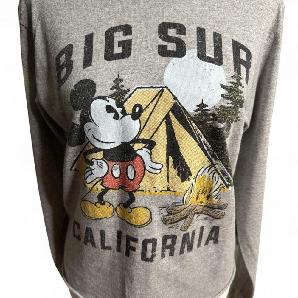 Disney Mickey Mouse Big Sur California Cropped Tee Size S Gorpcore - Picture 6 of 8